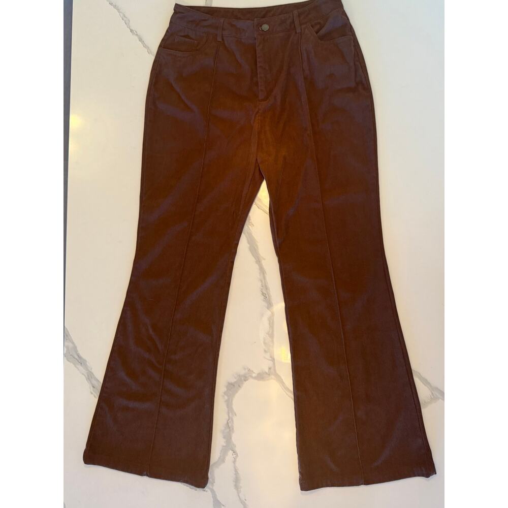 Anewsta XL Brown Fine Wale Corduroy Pants